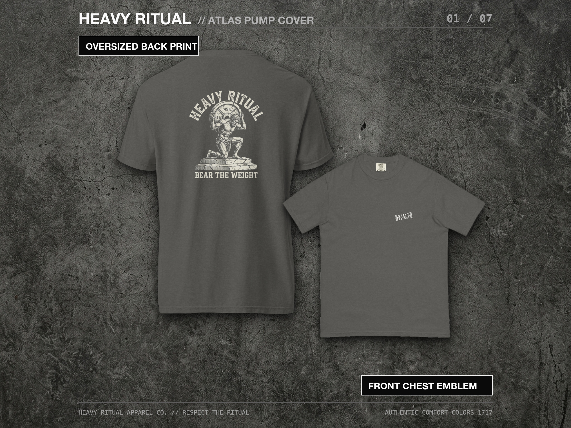 Atlas // Bear The Weight Heavyweight Tee